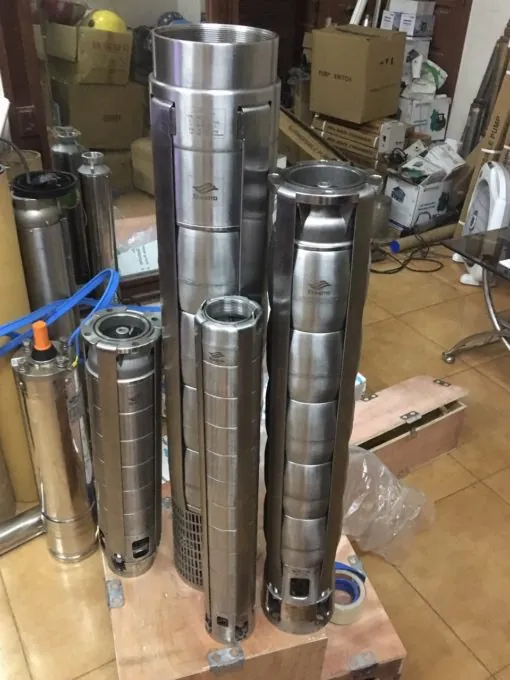 Bảo hành và phụ tùng bơm chìm giếng khoan Aquaris