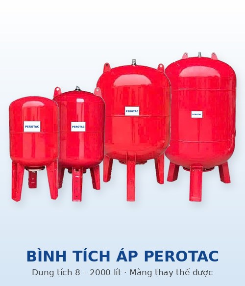Bình tích áp PEROTAC 8 – 2000 lít – bomtrungkien.com